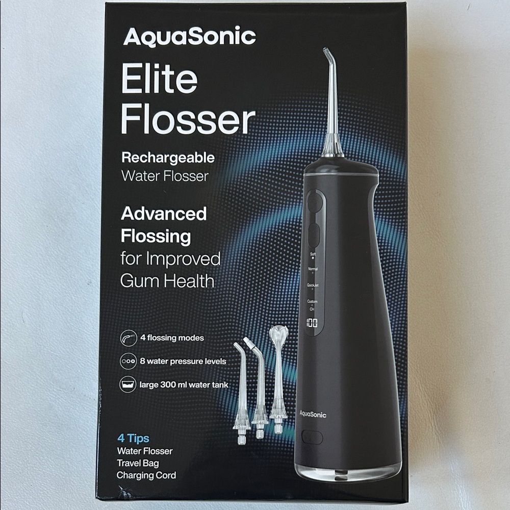 AquaSonic Elite Flosser Black